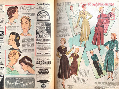 Christmas 1949 French Fashion Paper Le Petit Echo de la Mode