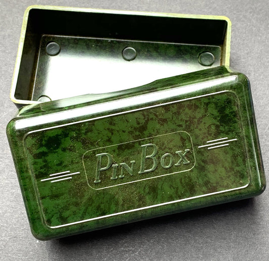 Most Satisfying Deco Bakelite Pin Box Made in England