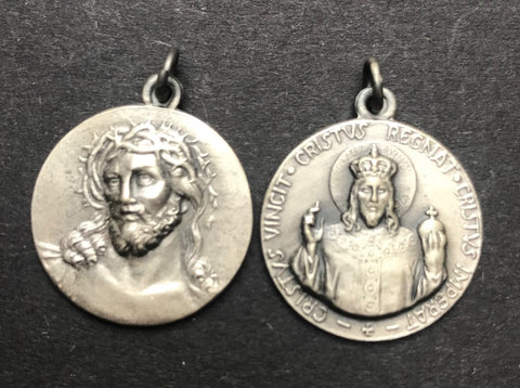 Two Vintage Holy Medals