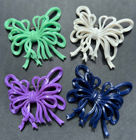 Ridiculously Flamboyant Vintage Bow Brooches