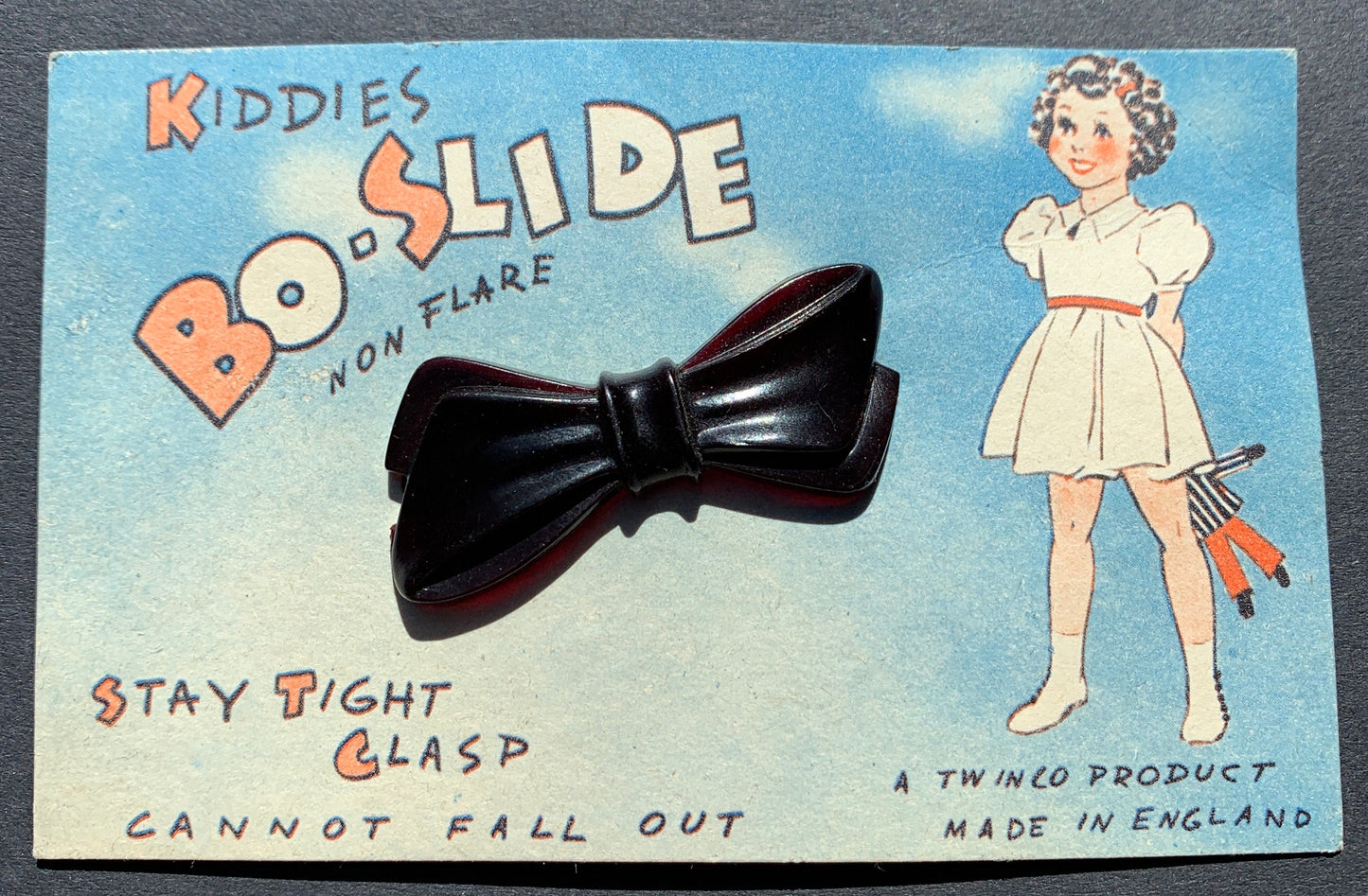 Sweet 1940s "KIDDIES BO-SLIDE" Made in England - Choice of colours