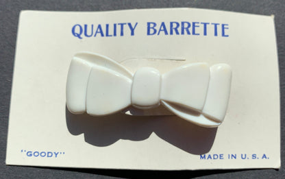 1950s QUALITY Barrette Sweetie Bow 4.5cm  Hair Clips