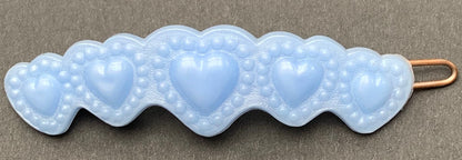 Sweet Vintage Pastel Heart Hair Clips - Choice of 3 colours...