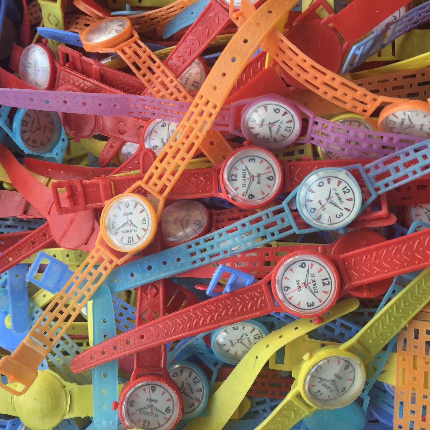 Bright Vintage Plastic Toy Watch