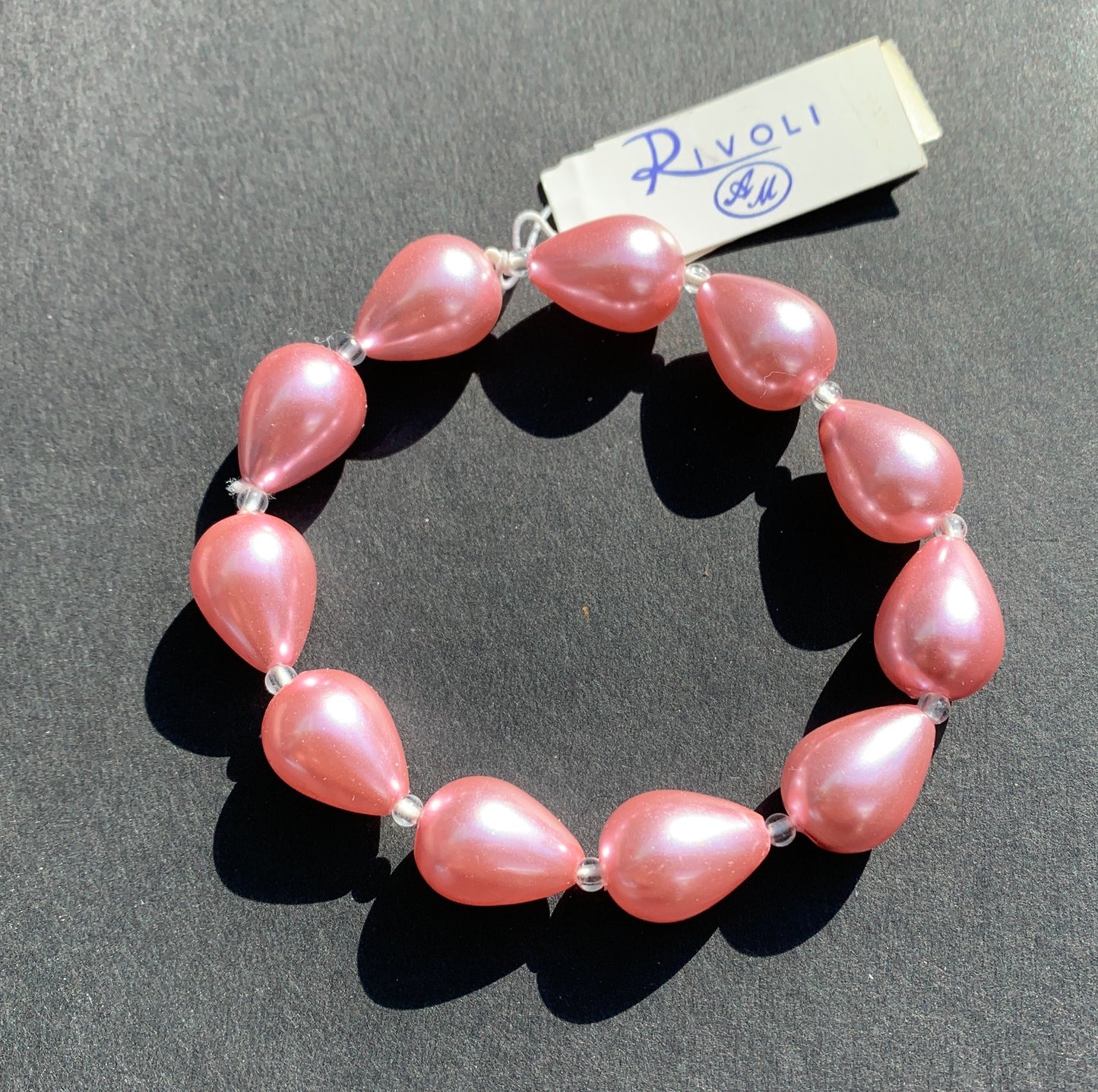 Shimmery Pink 1980s Bracelet