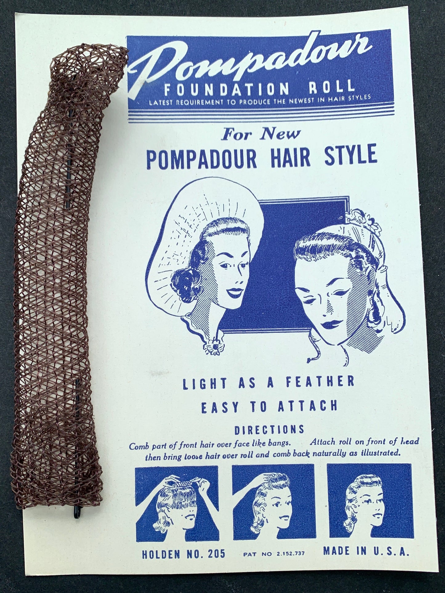 1930/40s Pompadour Foundation Roll