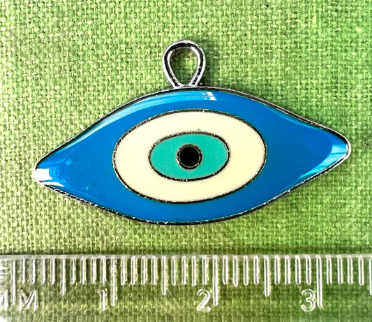 Enamel Evil Eye Protection 3cm Charm / Pendant