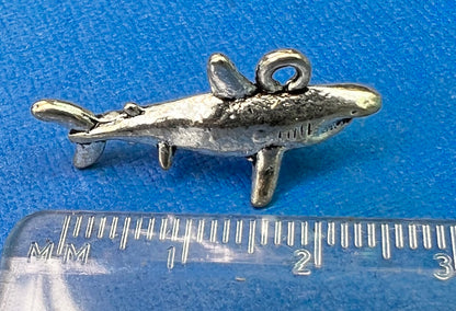 2.5cm 3D Shark Charm / Pendant