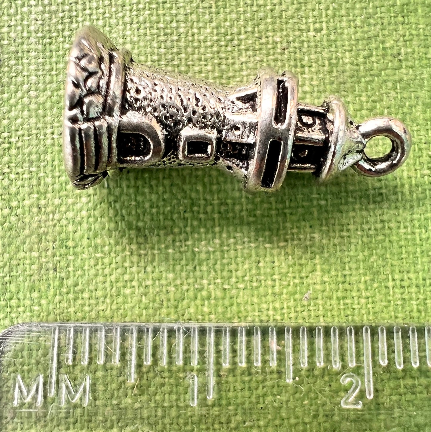 Tiny 2cm tall Lighthouse Charm / Pendant 1.4cm