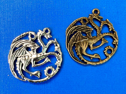 Game of Thrones Targaryen Coat of Arms’ Three-Headed Dragon 3.2cm Pendant