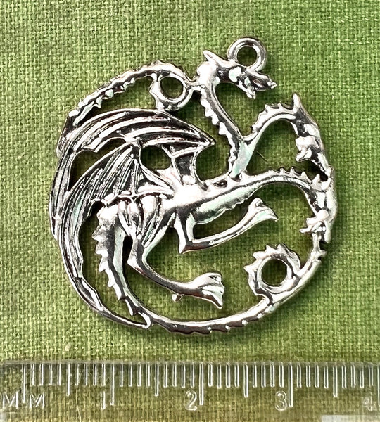 Game of Thrones Targaryen Coat of Arms’ Three-Headed Dragon 3.2cm Pendant