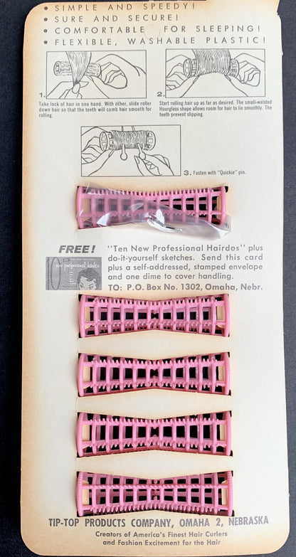 1950s Hourglass Rollers and Quickie Pins "Fashion Excitement for the Hair"