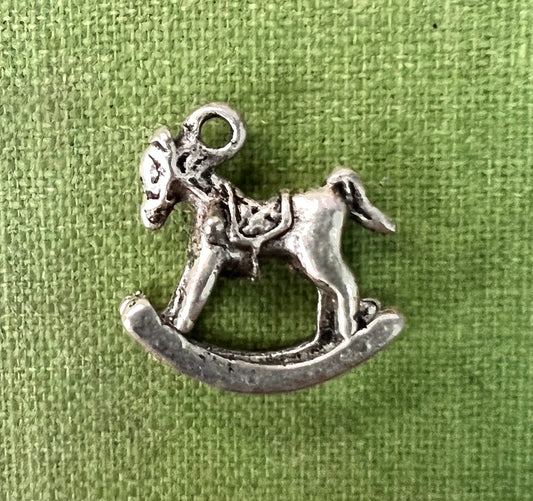 Rocking Horse 3D  Charm / Pendant 1.5cm tall