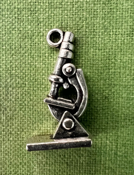 3D Microscope  Charm / Pendant 2cm tall