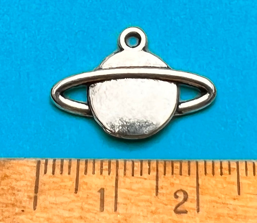 3 Perfect Little Planet Charms - 2.2cm wide.
