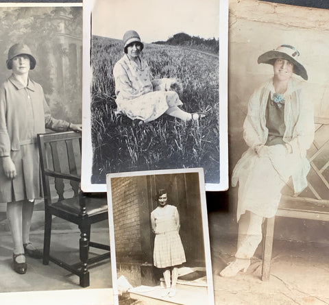 4 photos of 1920s Young Women (9)