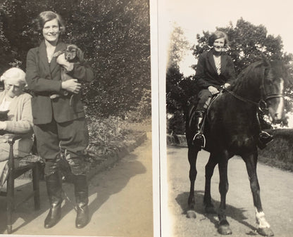 4 photos of 1940s Women and their Animals (49)