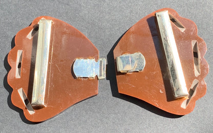 Flourish of a French Deco 2 Part Belt 7.5cm Buckle for 3cm Belt