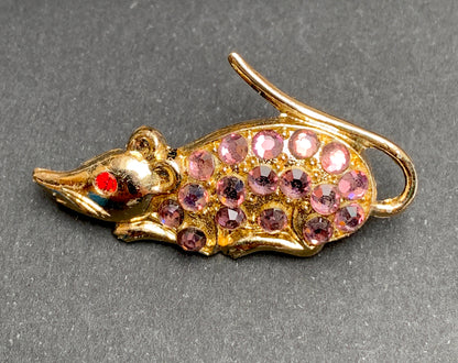 Sparkly Little Mouse Friends...1950s Brooches to Brighten Your Days...