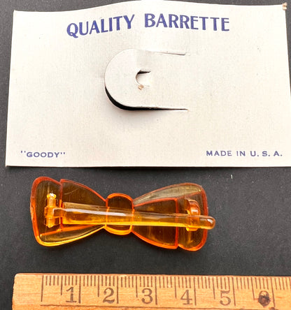 1950s QUALITY Barrette Sweetie Bow 4.5cm  Hair Clips