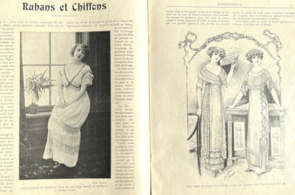 Hat and Bag Making in January 1912  French Review "Mademoiselle"
