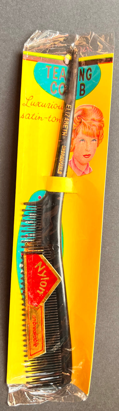 1950s/60s Teasing Comb - With instructions !