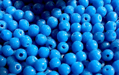 5000 Teal Blue Vintage Czech 5mm Glass Beads