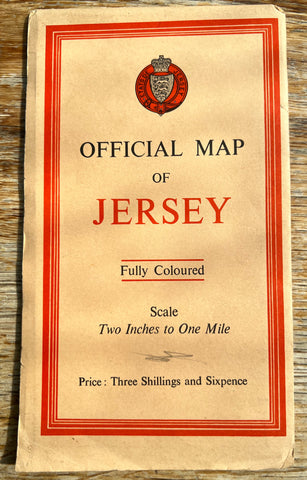 1958 Map of Jersey