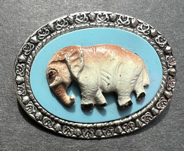 Sweet Little 1940s Elephant Brooch