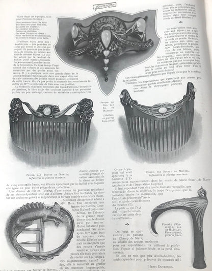 Womens Fencing and an Orphanage 15th in May 1903 French Magazine FEMINA
