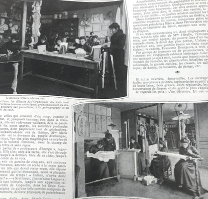 Womens Fencing and an Orphanage 15th in May 1903 French Magazine FEMINA