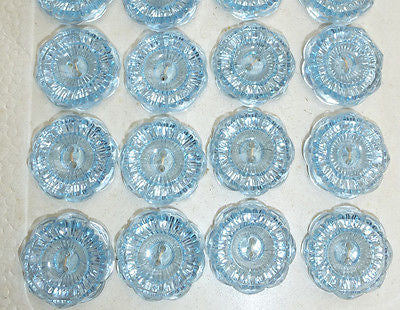 Gorgeous Sparkly 1.7cm Vintage Buttons - Choice of 6 Colours- 24 on a sheet