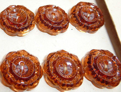 Gorgeous Sparkly 1.7cm Vintage Buttons - Choice of 6 Colours- 24 on a sheet